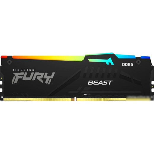 Оперативная память Kingston FURY Beast RGB 32ГБ DDR5 5200 МГц KF552C40BBA-32