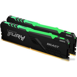 Оперативная память Kingston FURY Beast RGB 2x8ГБ DDR4 3200МГц KF432C16BB2AK2/16