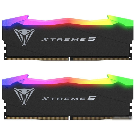 Оперативная память Patriot Viper Xtreme 5 RGB 2x24ГБ DDR5 7600 МГц PVXR548G76C36K
