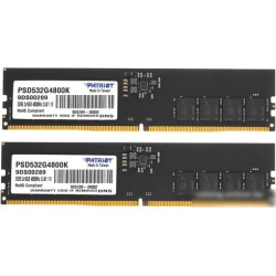 Оперативная память Patriot Signature Line 2x16ГБ DDR5 4800 МГц PSD532G4800K