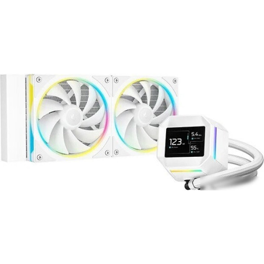 Система жидкостного охлаждения для процессора DeepCool LMLM240 WH R-LM240-WHDMMC-1