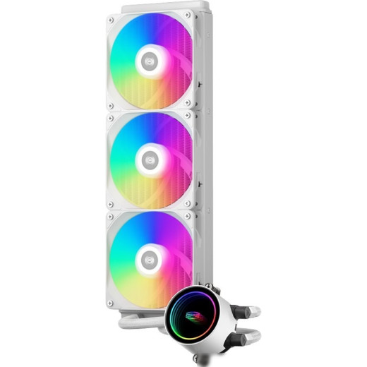 Система жидкостного охлаждения для процессора PCCooler DA360 ARGB (белый)