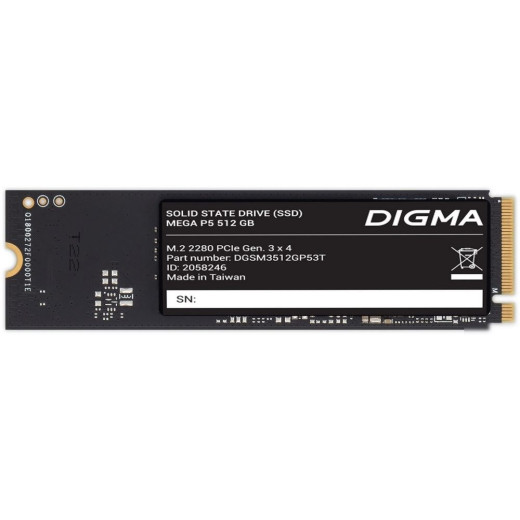 SSD Digma Mega P5 512GB DGSM3512GP53T