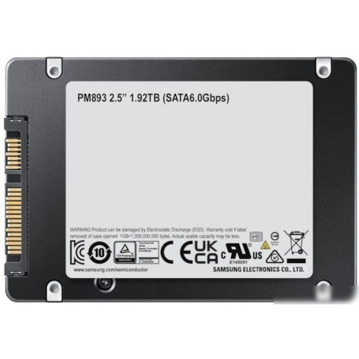 SSD Samsung PM893 480GB MZ7L3480HCHQ-00B7C