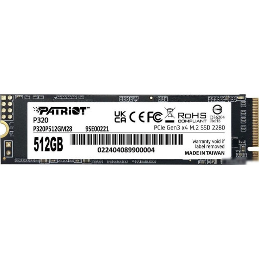 SSD Patriot P320 512GB P320P512GM28