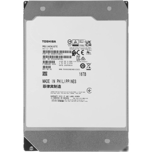Жесткий диск Toshiba MG11 16TB MG11ACA16TE