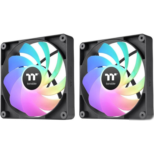 Набор вентиляторов Thermaltake CT120 Sync Reverse ARGB 2-Fan Pack CL-F173-PL12SW-A