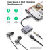 Адаптер Ugreen CM231 60164 USB Type-C - USB Type-C, 3.5 мм
