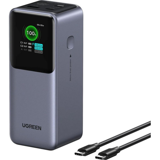 Внешний аккумулятор Ugreen PB721 20000mAh (серый)
