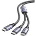 Кабель Ugreen US561 35087USB Type-C - USB Type-C x3 (1.5 м, черный)