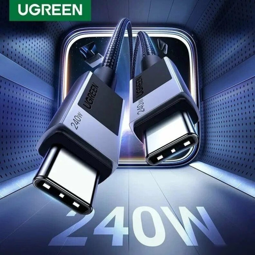 Кабель Ugreen L513 USB Type-C - USB Type-C 45063 45068 (2 м, черный)