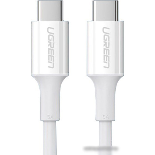 Кабель Ugreen US300 60551 USB Type-C - USB Type-C (1 м, белый)