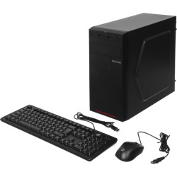 Компьютер Amur Нарвал B7I21 MT i3 12100 (3.3) 16Gb SSD512Gb UHDG 730 FreeDOS 2.5xGbitEth 400W мышь клавиатура черный (RUS) (2147008)