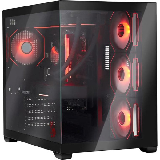 Компьютер Bloody BD-PC RAB84V2 TWR Ryzen 7 7700 (3.8) 32Gb SSD1Tb RTX5070 12Gb Windows 11 Home 64 2.5xGbitEth 650W черный (RUS) (2142128)