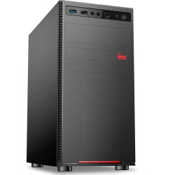 Компьютер IRU Planio 310H6SEV MT i5 12400 (2.5) 8Gb SSD256Gb UHDG 730 FreeDOS GbitEth 400W черный (RUS) (2112564)