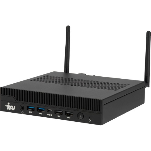 Неттоп IRU 310H6ITF i3 13100 (3.4) 16Gb SSD256Gb UHDG 730 Windows 11 Pro GbitEth WiFi BT 90W черный (2122065)