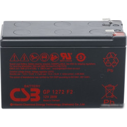 Аккумулятор для ИБП CSB GP1272 28W F2 (12В/7.2 А·ч)
