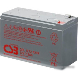 Аккумулятор для ИБП CSB GPL1272 F2FR (12В/7.2 А·ч)
