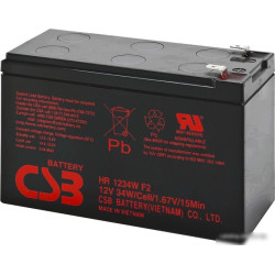 Аккумулятор для ИБП CSB HR1234W F2 (12В/9 А·ч)