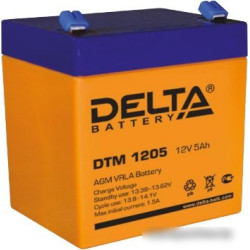 Аккумулятор для ИБП Delta DTM 1205 (12В/5 А·ч)