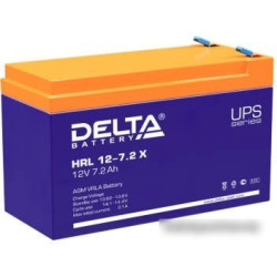Аккумулятор для ИБП Delta HRL 12-7.2 X (12В/7.2 А·ч)