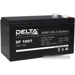 Аккумулятор для ИБП Delta DT 1207 (12В/7 А·ч)