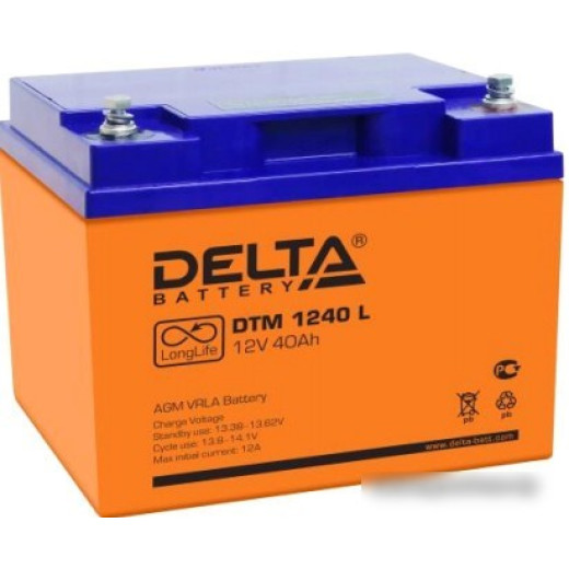 Аккумулятор для ИБП Delta DTM 1240 L (12В/40 А·ч)