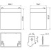 Аккумулятор для ИБП Delta HR 12-21W (12В/5 А·ч)