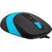 Мышь A4Tech Fstyler FM10S (голубой/черный)