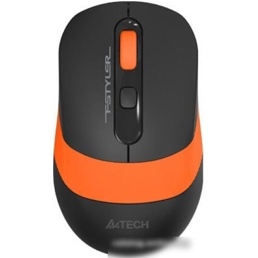 Мышь A4Tech Fstyler FG10S (черный/оранжевый)