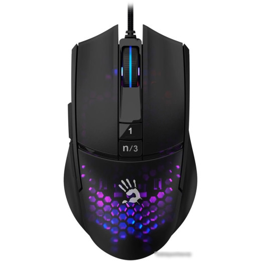 Игровая мышь A4Tech Bloody L65 Max (черный/фиолетовый)