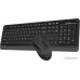 Офисный набор A4Tech Fstyler FG1010S (черный/серый)