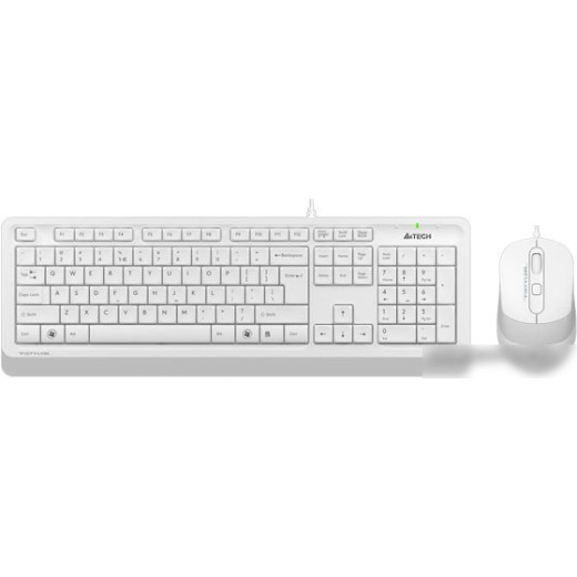 Клавиатура + мышь A4Tech Fstyler F1010 (белый/серый)