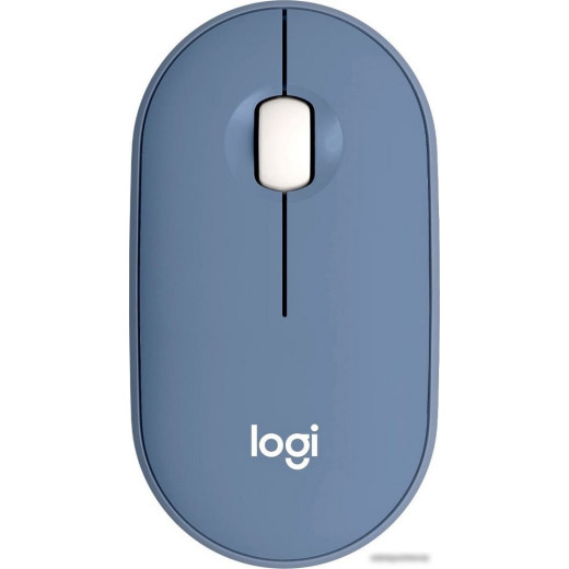Мышь Logitech M350 Pebble (темно-синий)