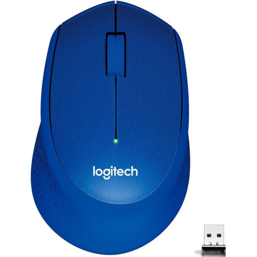 Мышь Logitech M330 Silent Plus (синий)