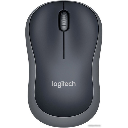Мышь Logitech M185 (черный/серый)