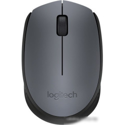 Мышь Logitech M170 Wireless Mouse Gray/Black [910-004642]