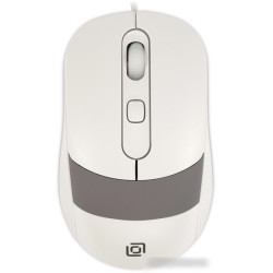 Мышь Oklick 310M (белый/серый)