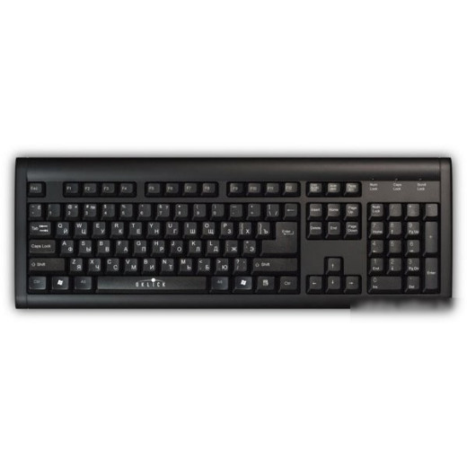 Клавиатура Oklick 120 M Standard Keyboard Black