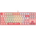 Клавиатура A4Tech Bloody S87 Energy Pink (Bloody BLMS Red Plus)