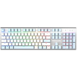 Клавиатура A4Tech Fstyler FS100 Neon (серебристый/голубой)