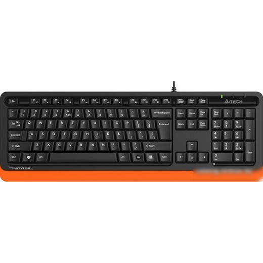 Клавиатура A4Tech Fstyler FKS10 (черный/оранжевый)