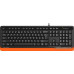 Клавиатура A4Tech Fstyler FKS10 (черный/оранжевый)