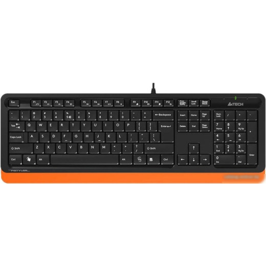 Клавиатура A4Tech Fstyler FK10 (черный/оранжевый)