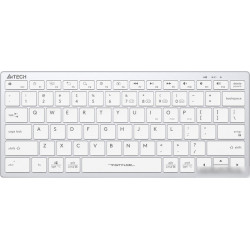 Клавиатура A4Tech Fstyler FBX51C (серебристый/белый)