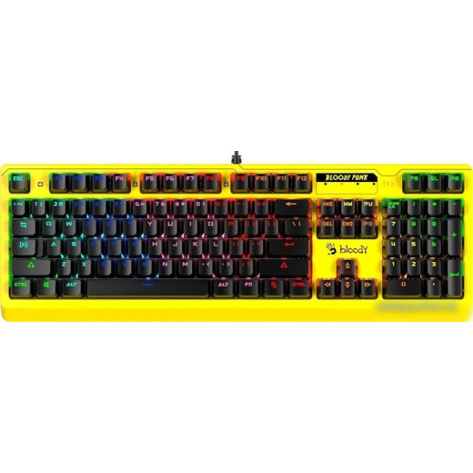 Клавиатура A4Tech B810RC (желтый)