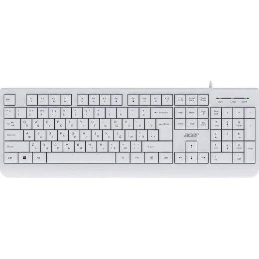 Клавиатура Acer OKW400 (белый)