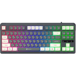 Клавиатура Оклик 711G (серый/белый)