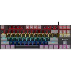 Клавиатура Оклик K600X (черный/серый)