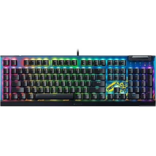 Клавиатура Razer BlackWidow V4 X Fortnite Edition (Razer Yellow, нет кириллицы)